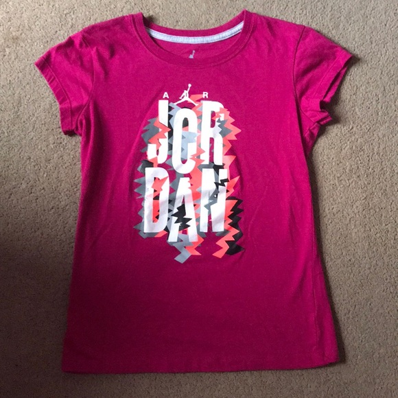 pink air jordan shirt